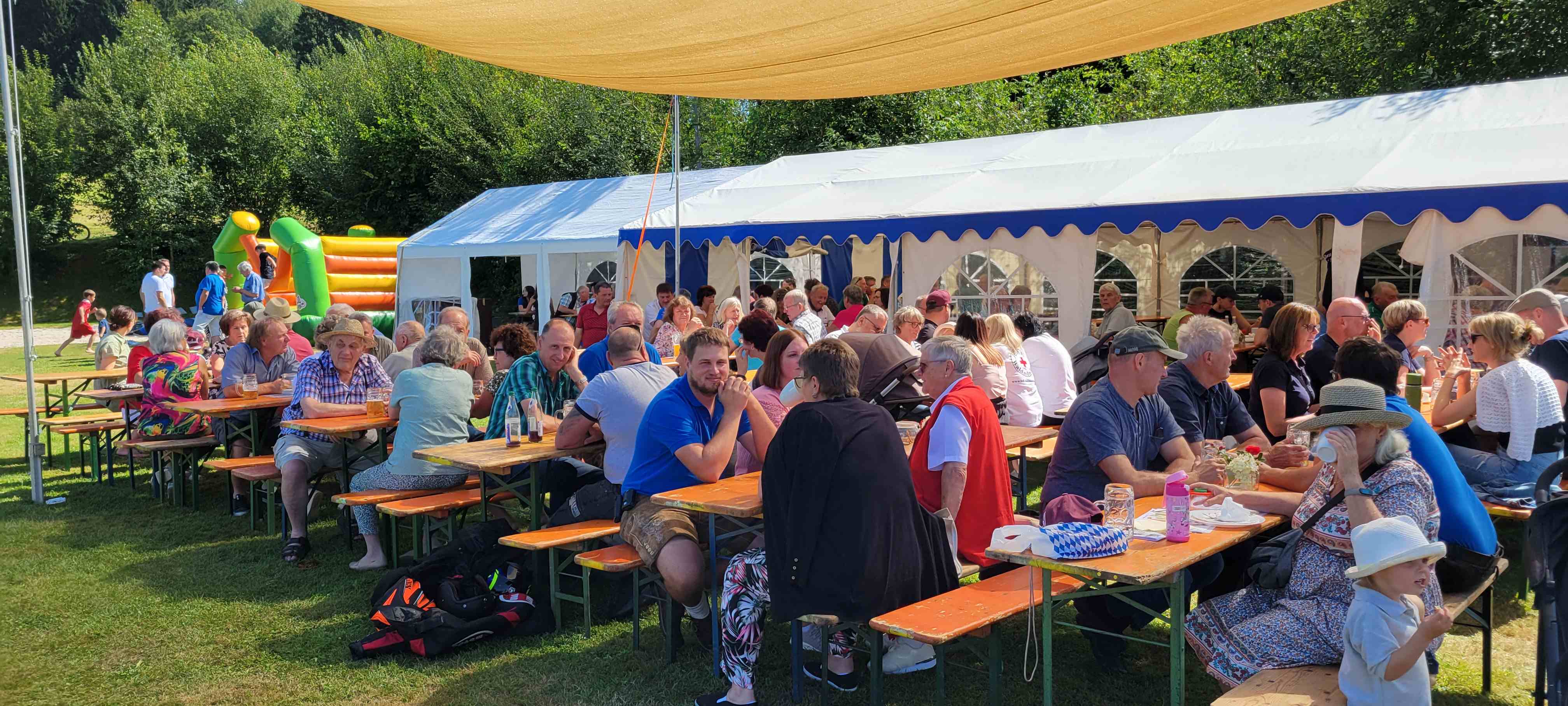 Dorffest am 28. 7. 2024 mit Partnerfeuerwehr Ujezd